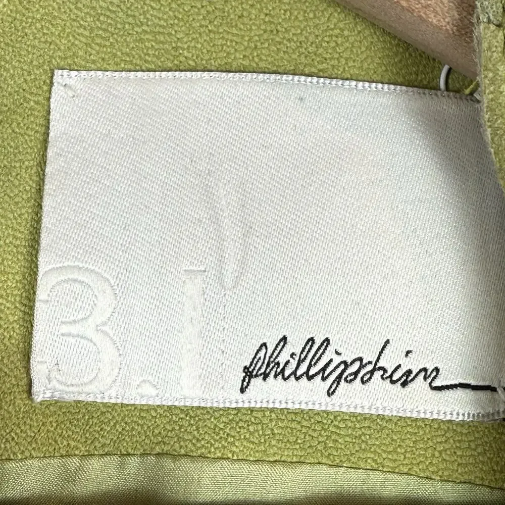 3.1 Phillip Lim Sleeveless Dress Size 0 Green‎ Suede Mini Classic Party Cocktail